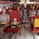 Passenger dummies inside the CID test plane.